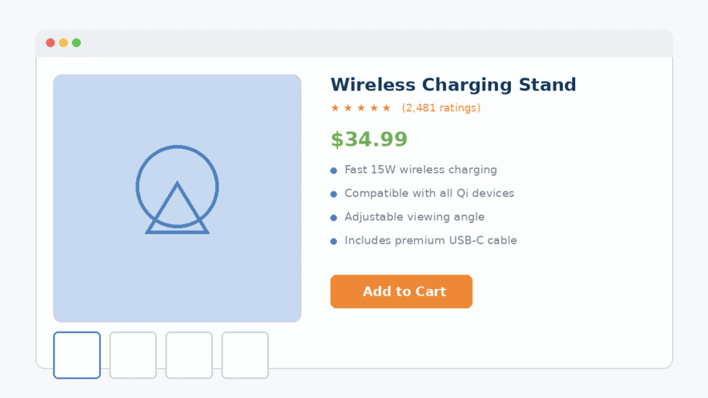 Product Page Visual Hierarchy & Metadata Layout