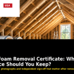 Spray Foam Removal Certificate: What Evidence Should Homeowners Keep?