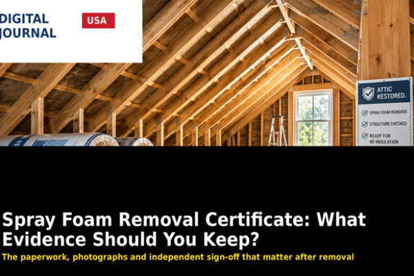Spray Foam Removal Certificate: What Evidence Should Homeowners Keep?